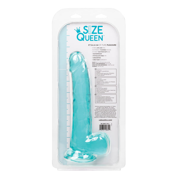 Size Queen 8 Inch - Blue