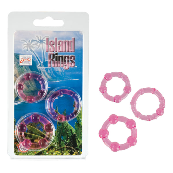 Island Rings - Pink - (PACK OF 2)