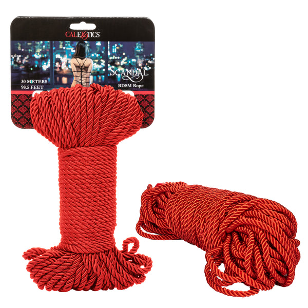 Scandal BDSM Rope 98.5ft/ 30m - Red