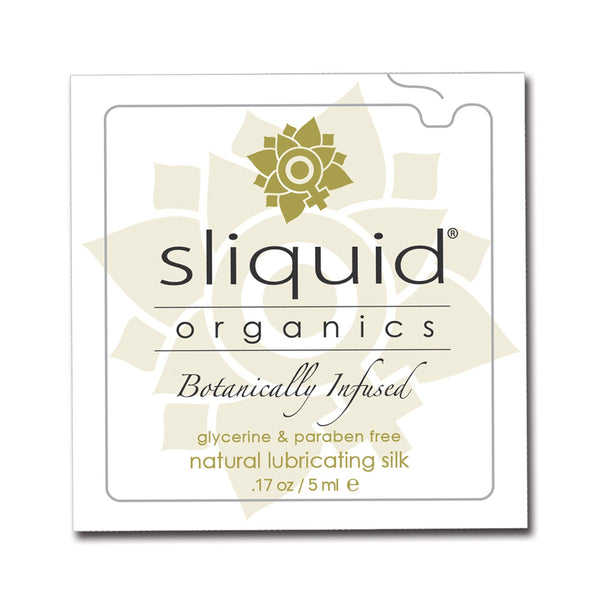 Sliquid Organics Silk Lubricant - .17 oz Pillow